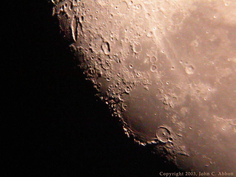 Lunar Photograph taken in April, 2003