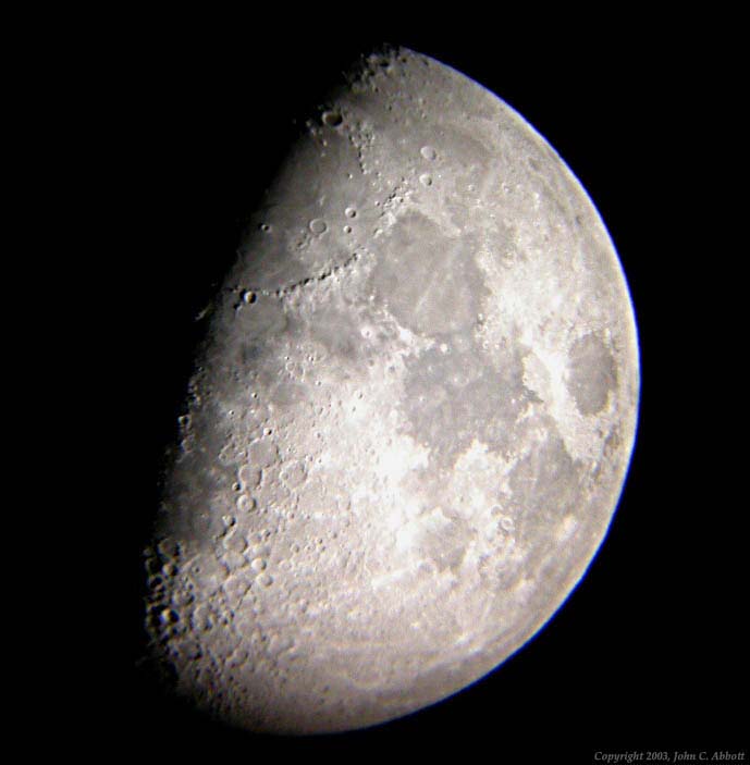Lunar Photograph taken in January 2003