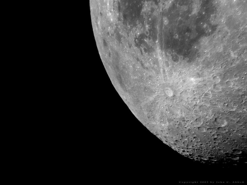 Lunar Photograph taken in July, 2003